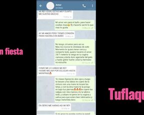 Excito a mi novia en Fiesta , para follar en el baño ( chat caliente)